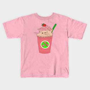 coffee cat Kids T-Shirt